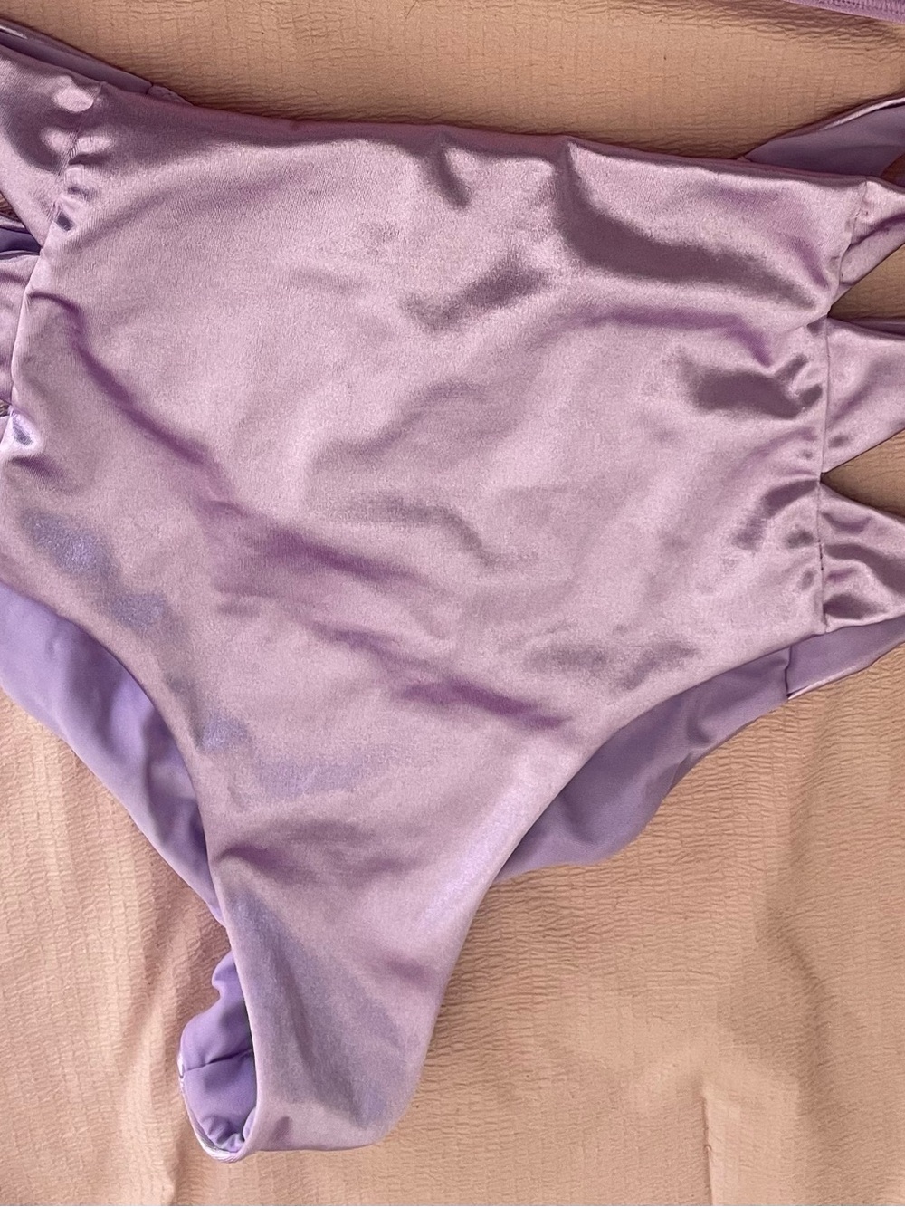 NWOT CXIX APHRODITE HIGH WAIST BOTTOMS - LILAC - Picture 4 of 4